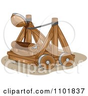 Poster, Art Print Of Wooden Catapult