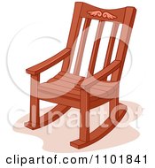 Poster, Art Print Of Wooden Rocking Chair