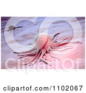Clipart 3d Microscopic Cancer Cell Royalty Free CGI Illustration by Mopic