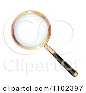 Clipart Round Magnifying Glass Royalty Free Vector Illustration
