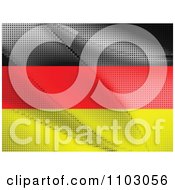 Poster, Art Print Of German Flag Made Of Dots