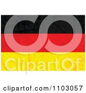 Poster, Art Print Of Grungy German Flag