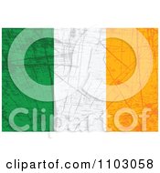 Poster, Art Print Of Grungy Irish Flag