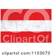 Clipart Grungy Austrian Flag Royalty Free Vector Illustration