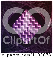 Clipart Rhombus Or Poker Diamond In Purple Royalty Free Vector Illustration by Andrei Marincas