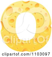 Poster, Art Print Of Capital Cheese Letter O
