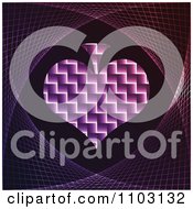 Clipart Poker Spade In Purple Royalty Free Vector Illustration