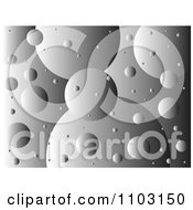 Clipart Gray Bubble Background Royalty Free Vector Illustration