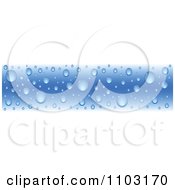 Clipart Blue Waterdrop Border 2 Royalty Free Vector Illustration by Andrei Marincas