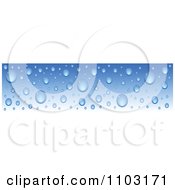 Clipart Blue Waterdrop Border 1 Royalty Free Vector Illustration by Andrei Marincas