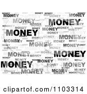 Poster, Art Print Of Grayscale Money Word Collage