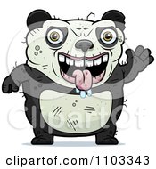 Poster, Art Print Of Waving Ugly Panda