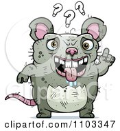 Poster, Art Print Of Confused Ugly Rat