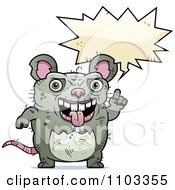Poster, Art Print Of Talking Ugly Rat