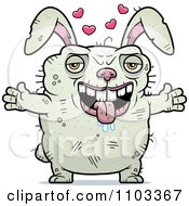 Poster, Art Print Of Loving Ugly Rabbit