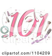 Poster, Art Print Of Beauty 101 Icon With Makeup