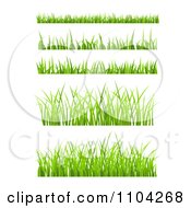 Poster, Art Print Of Green Just Grass Border Design Elements