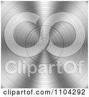 Poster, Art Print Of Metal Background With Circular Designs