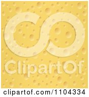 Clipart Cheese Texture Background With Holes Royalty Free Vector Illustration