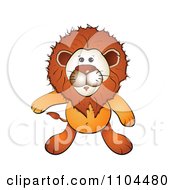 Clipart Cartoon Lion Royalty Free Vector Illustration