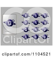 Clipart Zodiac Orbs Royalty Free Vector Illustration