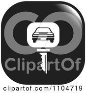 Clipart Black And White Rental Car Key Icon Royalty Free Vector Illustration