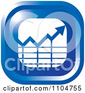 Clipart Blue Business Statistics Chart Arrow Graph Icon Royalty Free Vector Illustration