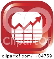 Poster, Art Print Of Red Business Statistics Chart Arrow Graph Icon
