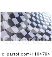 Poster, Art Print Of 3d Background Of Checkers