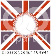 Clipart Union Jack Background In Different Colors With Copyspace Royalty Free Vector Illustration