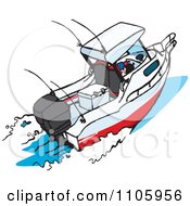 Poster, Art Print Of Motor Boat