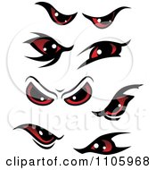 Poster, Art Print Of Evil Red Eyes