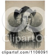 Portrait Of Christopher Columbus Wearing A Hat