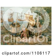 Poster, Art Print Of Columbus Taking Possession Of The New Country