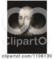 Poster, Art Print Of William Shakespeare Wearing A Lace Collar