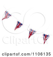 Poster, Art Print Of 3d Union Jack Bunting Banner Flags 4