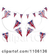 Poster, Art Print Of 3d Union Jack Bunting Banner Flags 5