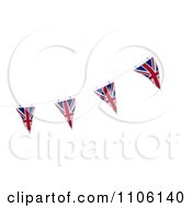 Poster, Art Print Of 3d Union Jack Bunting Banner Flags 2