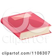 Clipart Pink Literature Book Royalty Free Vector Illustration by Melisende Vector