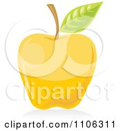 Poster, Art Print Of Yellow Apple Icon