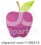 Poster, Art Print Of Purple Apple Icon