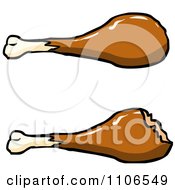 Clipart Chicken Drumsticks Royalty Free Vector Illustration