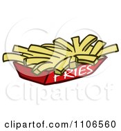 Poster, Art Print Of Tray Of French Fries