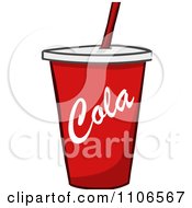 Poster, Art Print Of Red Fountain Soda Cola Cup