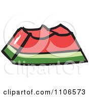Poster, Art Print Of Eaten Watermelon