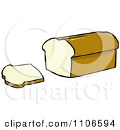 Poster, Art Print Of Loaf Of Bread And Slice