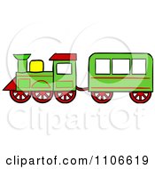 Poster, Art Print Of Christmas Toy Train