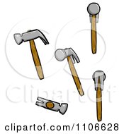 Clipart Hammers Royalty Free Vector Illustration