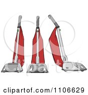 Poster, Art Print Of Red Vacuums
