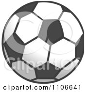Clipart Soccer Ball Royalty Free Vector Illustration